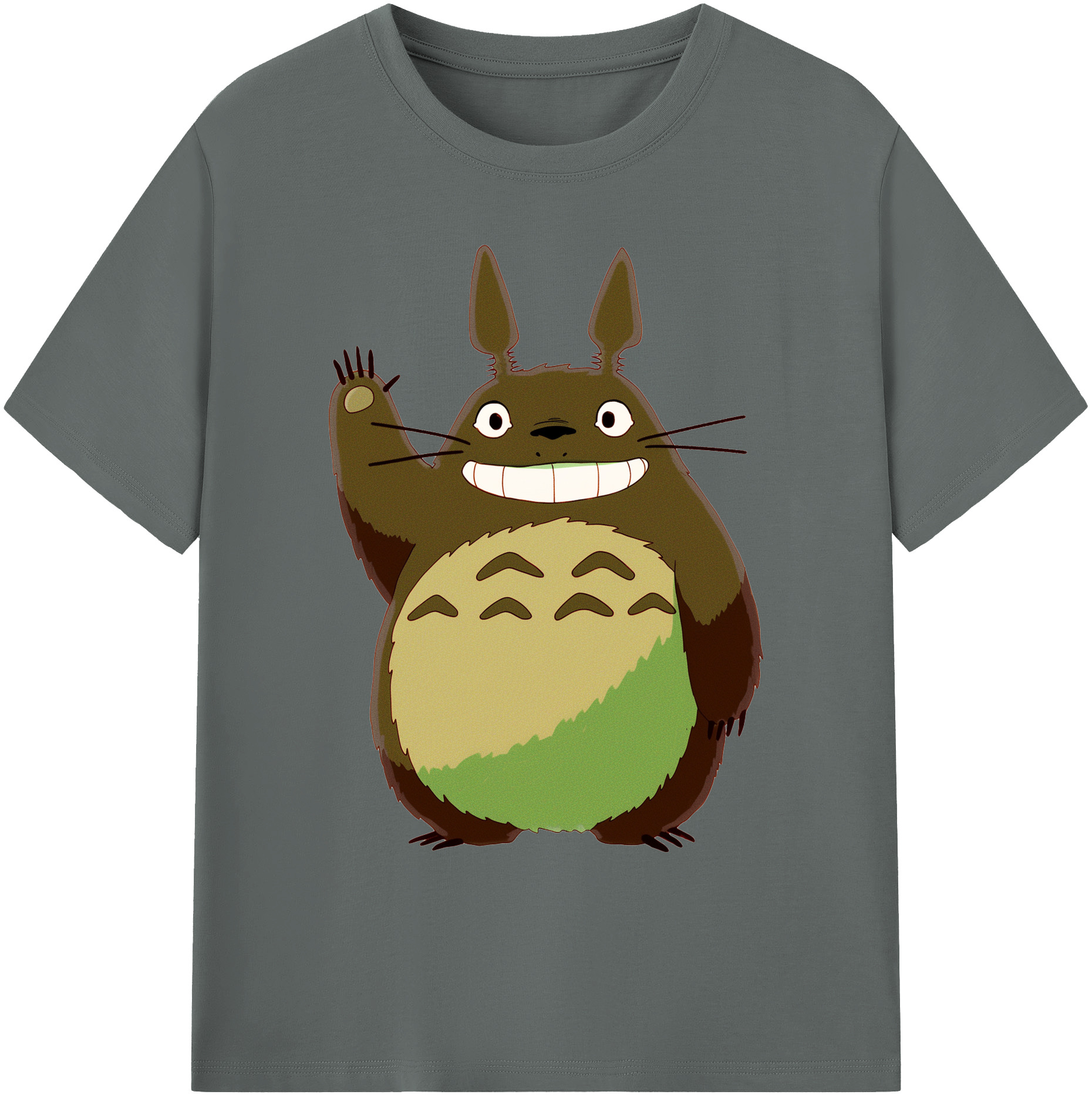（画像用） となりのトトロ 草壁メイ 草壁サツキ My Neighbor Totoro Satsuki Kusakabe Mei Kusakabe 綿100％ メンズ半袖Tシャツ｜肌触りやわらか＆通気性